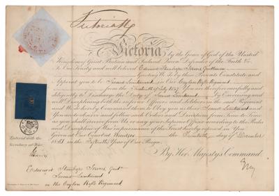 Lot #273 Queen Victoria Document Signed