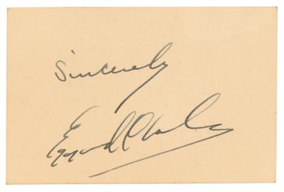 Lot #966 Ezzard Charles Signature