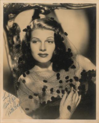 Lot #880 Rita Hayworth Signed Photograph