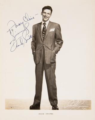 Lot #933 Frank Sinatra Signed Photograph