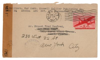 Lot #553 Martha Gellhorn Signature (Two Days Before D-Day) - Image 2