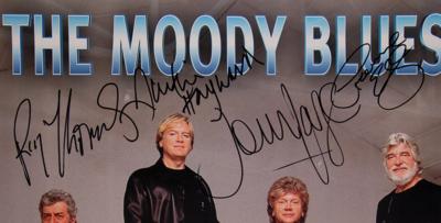 Lot #735 Moody Blues Signed Concert Poster - Image 2