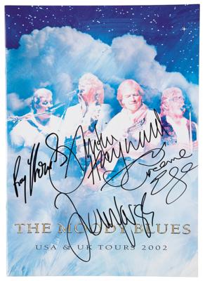Lot #740 Moody Blues Signed Tour Book