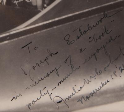 Lot #360 Amelia Earhart Signed Photograph Dated to the Year She First Crossed the Atlantic - PSA/DNA 7 - Image 3