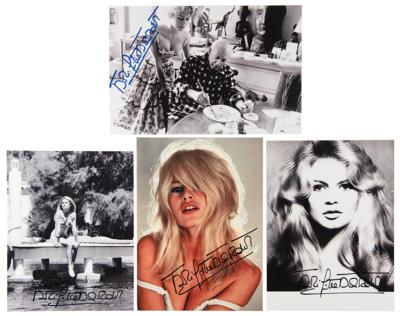 Lot #836 Brigitte Bardot (4) Signed Photographs