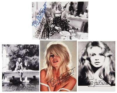 Lot #836 Brigitte Bardot (4) Signed Photographs - Image 1