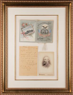 Lot #55 James A. Garfield Letter Signed as