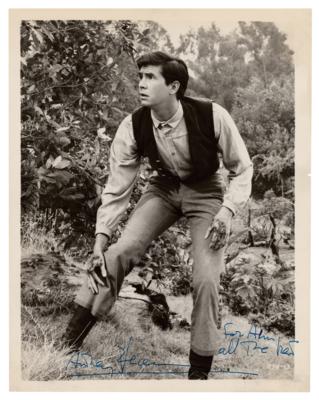 Lot #921 Anthony Perkins Signed Photograph