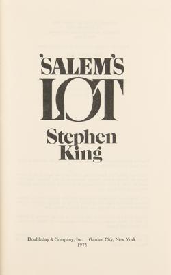 Lot #525 Stephen King: Salem's Lot (First Edition) - Image 2