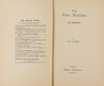 Lot #543 H. G. Wells: The Time Machine (First Edition) - Image 2