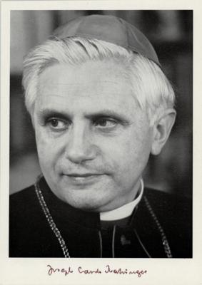 Lot #258 Pope Benedict XVI Signed Photograph