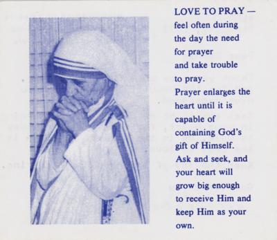 Lot #247 Mother Teresa Typed Letter Signed - Image 2