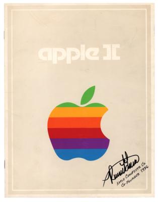 Lot #166 Apple: Ron Wayne Signed Booklet