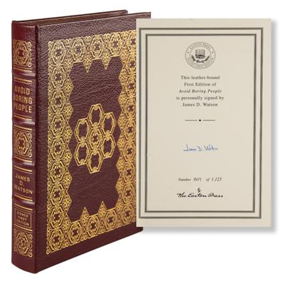 Lot #198 DNA: James D. Watson Signed Book - Image 1