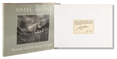 Lot #465 Ansel Adams Signed Book