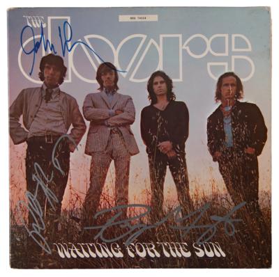 Lot #599 The Doors: Jim Morrison Signed Check and Waiting for the Sun Album Signed by (3) Members - Image 2