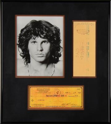 Lot #599 The Doors: Jim Morrison Signed Check and Waiting for the Sun Album Signed by (3) Members - Image 3