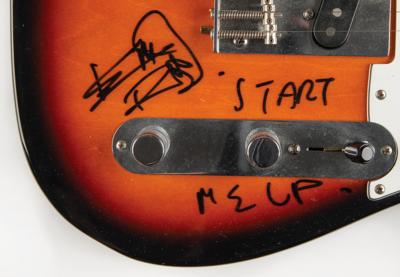 Lot #754 Rolling Stones Multi-Signed Electric Guitar - Autographed by (6) Members - Image 5