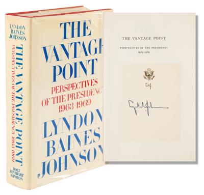Lot #70 Lyndon B. Johnson Signed Book