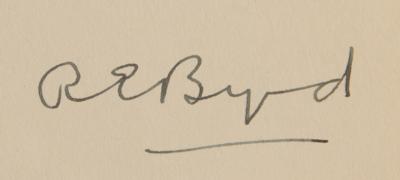 Lot #182 Richard E. Byrd Signed Book - Image 2