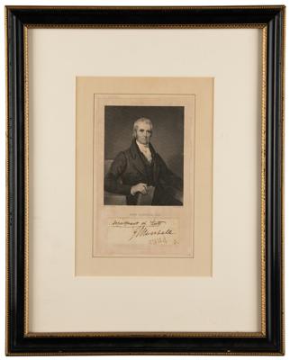 Lot #242 John Marshall Signature - Image 2
