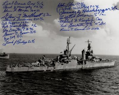 Lot #359 USS Indianapolis Signed Photograph - Image 1