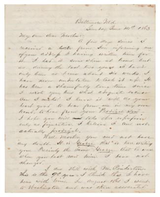 Lot #253 Pinkerton Detectives: George H. Bangs Autograph Letter Signed - Image 1