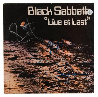 Lot #705 Black Sabbath Signed Album