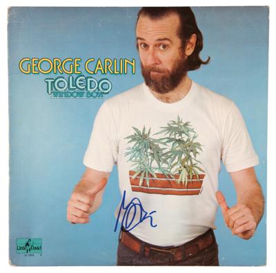 Lot #845 George Carlin Signed Album