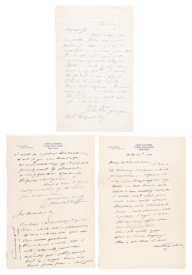 Lot #485 John LaFarge (5) Signed or Annotated Items - Image 1