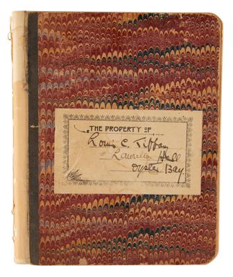 Lot #494 Louis C. Tiffany Signed and Personally-Owned Notebook - Image 1