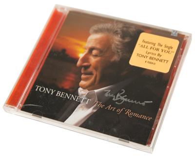 Lot #679 Tony Bennett (2) Signed Items - Book and CD - Image 2