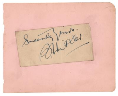 Lot #368 Bert Hinkler Signature - Image 1