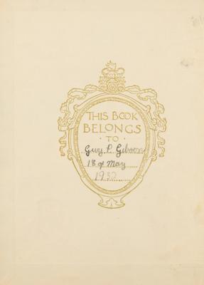 Lot #332 Guy Gibson Signed Book as 13-Year-Old - Image 2