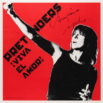 Lot #751 The Pretenders: Chrissie Hynde Signed