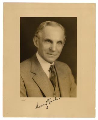 Lot #142 Henry Ford Signed Photograph