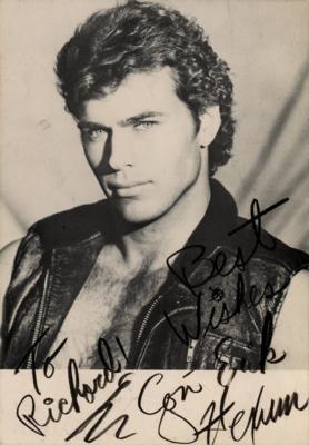 Lot #884 Jon-Erik Hexum Signed Photograph - Image 1