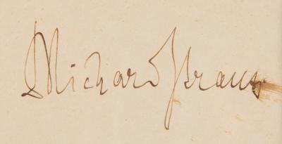 Lot #587 Richard Strauss Autograph Musical Quotation Signed - Image 3