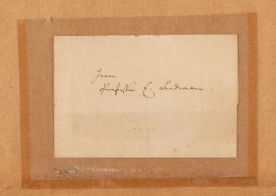 Lot #586 Robert Schumann Autograph Letter Signed - Image 3