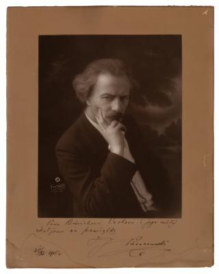 Lot #650 Ignacy J. Paderewski Signed Photograph