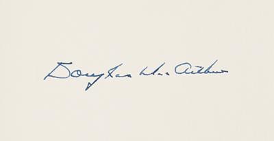Lot #341 Douglas MacArthur Signed Book (From Herbert Hoover's Collection) - Image 2