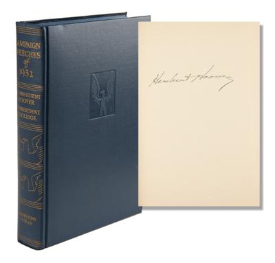 Lot #64 Herbert Hoover Signed Book (From Hoover's Personal Collection) - Image 1