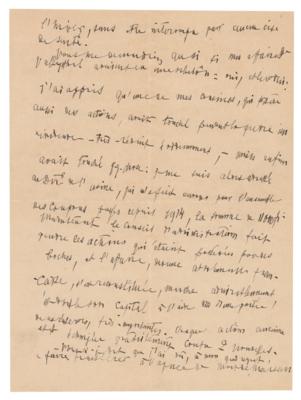 Lot #627 Henri Duparc Autograph Letter Signed - Image 2