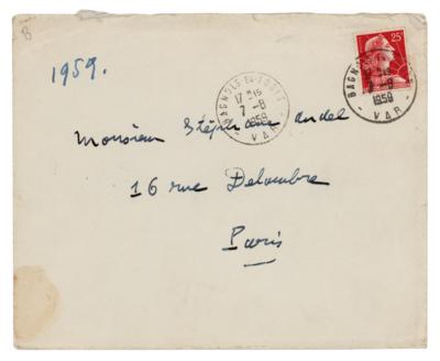 Lot #653 Francis Poulenc Autograph Letter Signed - Image 3