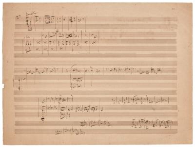 Lot #648 Jacques Offenbach (2) Items: Autograph Letter Signed and Autograph Musical Quotation - Image 1