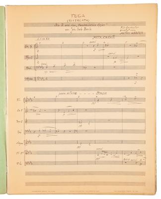 Lot #667 Igor Stravinsky Signed Sheet Music Booklet - Image 3