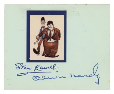 Lot #900 Laurel and Hardy Signatures - Image 1