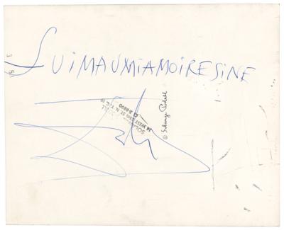 Lot #457 Salvador Dali Signed Photograph by Solange Podell - Image 2