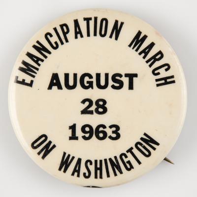 Lot #237 Martin Luther King, Jr.: March on Washington Pinback Button