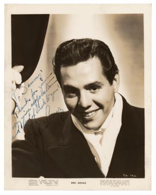 Lot #833 Desi Arnaz Signed Photograph - Image 1